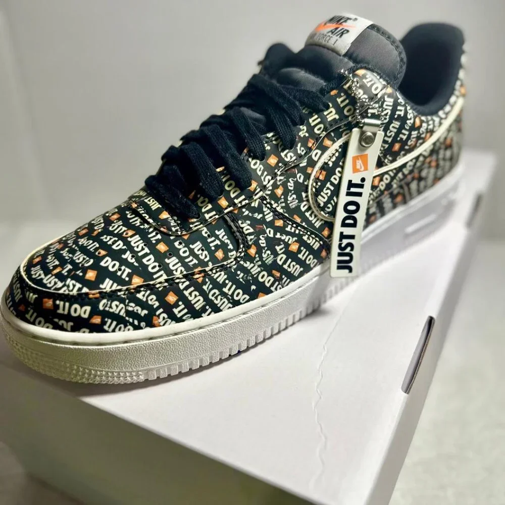 Nike Air Force 1 ’07 LV8 Low “Just Do It” Size 12 Collectors Sneakers | Rep Box - Picture 2 of 10
